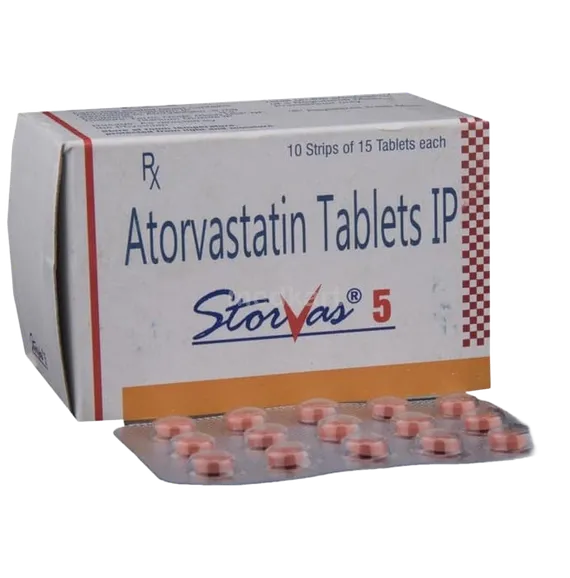 storvas 5mg tablet 15's
